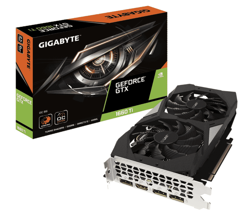 Tarjeta   De Video Nvidia Geforce Gigabyte GTX 1660 Ti OC 6gb Gddr6 Gv-n166toc-6gd