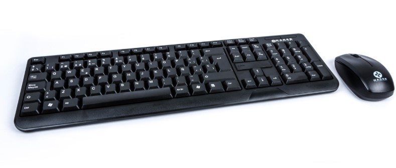 Kit de Teclado y Mouse Naceb Technology - 112 teclas, Negro