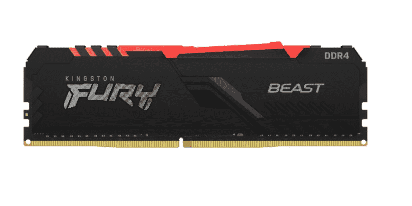 Memoria RAM Kingston Fury Beast Black RGB 3200MHZ 8GB KF432C16BBA/8