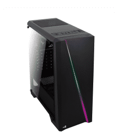 GABINETE AEROCOOL CYLON BLACK ATX RGB CRISTAL TEMPLADO USB 2/3.0(INCLUYE FACEMASK AEROCOOL GRATUITO)