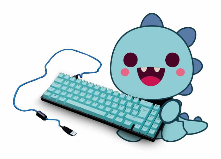 Teclado para Gaming VSG Bellatrix White Hot Swap 70% Wireless Edición Especial Dimersaurio