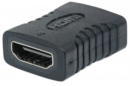 Cople HDMI MANHATTAN - HDMI, HDMI, Hembra/hembra, Negro