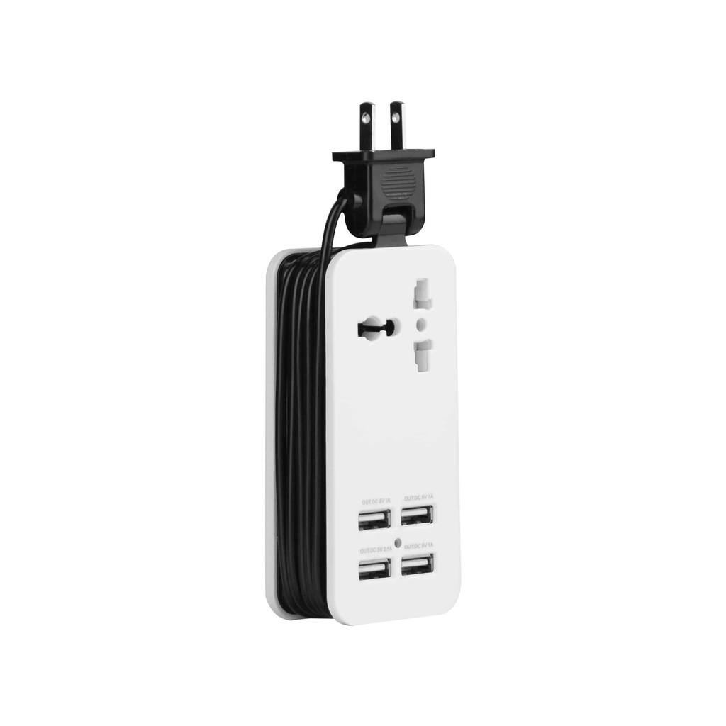 Adaptador                                                                                                                                                                                                                                                                                                                                                                                                                                                                       De Contacto Naceb Technology Na-0705 - Usb, Blanco