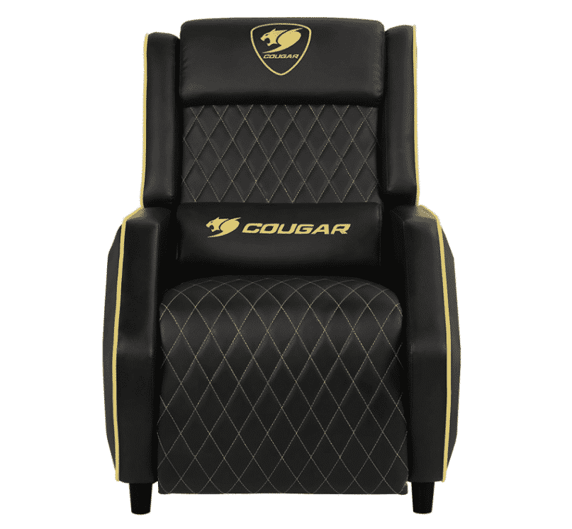SOFA PARA GAMING COUGAR RANGER RECLINABLE 160X64X47CMS NEGRO DORADO