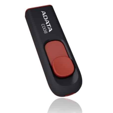 Memoria                                                                                                                                                                                                                Usb Adata C008 - Negro, 16 Gb, Usb 2.0