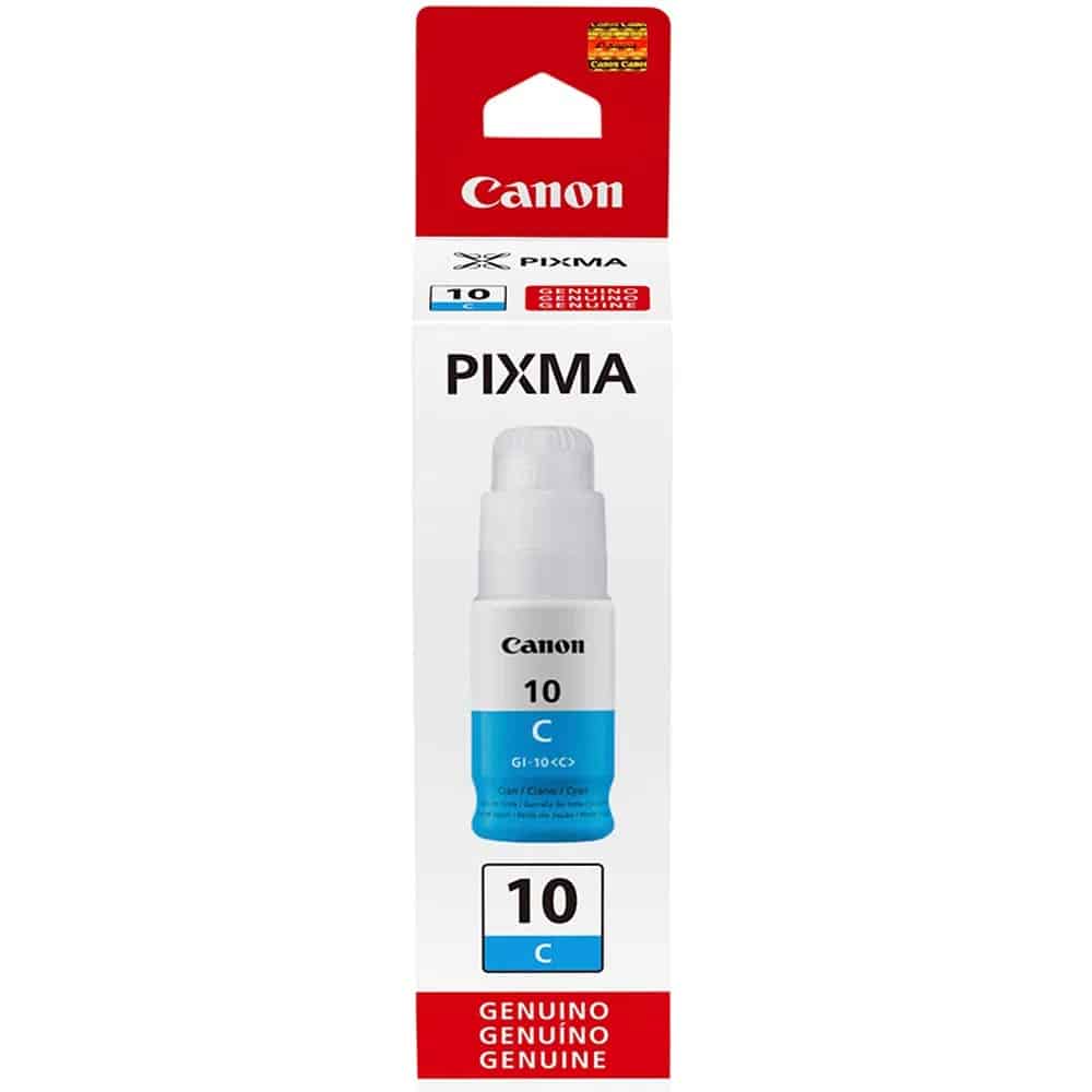 Botella  De Tinta Canon Gi-10 C Cyan (3391c001ab)