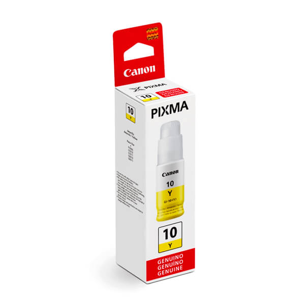 Botella                                                                                                                                                                                                      De Tinta Canon Gi-10 Y Amarilla (3393c001ab)