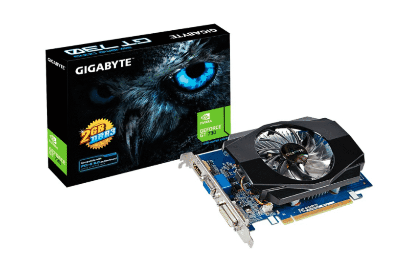 Tarjeta   De Video Gigabyte Nvidia Geforce GT 730, 2gb 64-bit Gddr3, PCI Express 2.0
