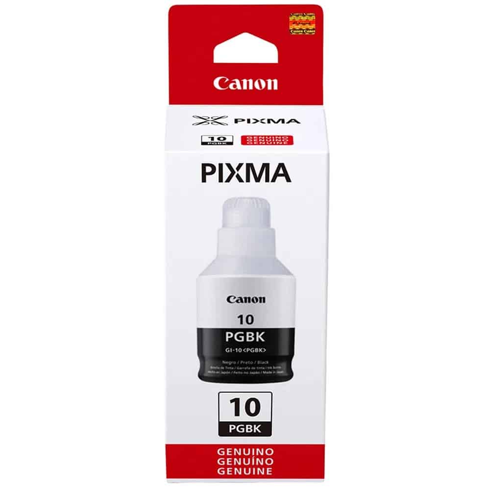Botella  De Tinta Canon Gi-10 Bk Negro (3382c001aa)