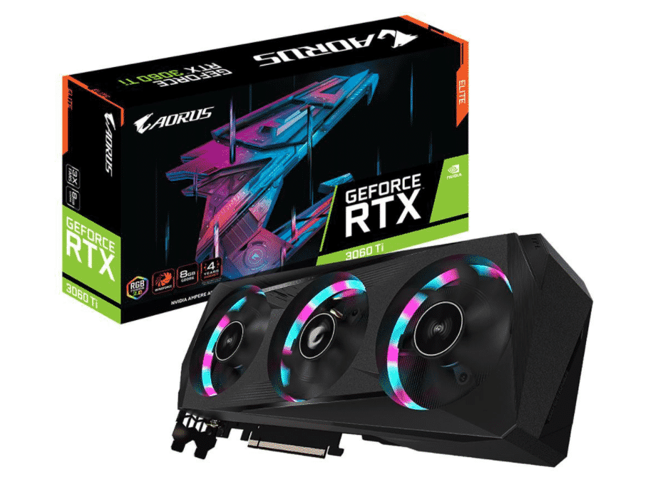 Tarjeta   De Video Gigabyte AORUS Geforce RTX 3060 Ti 8gb GDDR6 PCI Express 4.0 Atx Video Card Gv-n306taorus E-8gd (rev. 2.0)