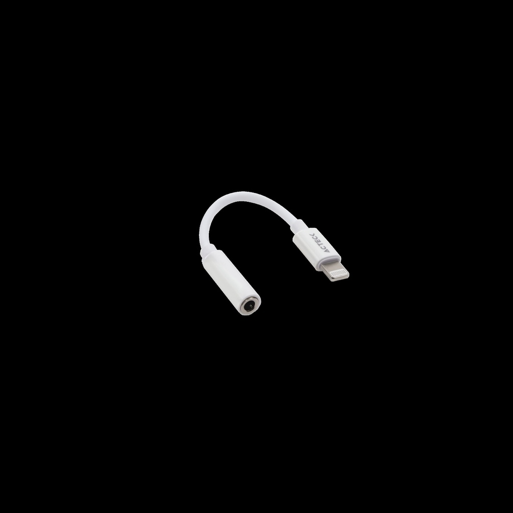 Adaptador  Acteck Lightning-3.5mm Shift Plus Al405 M-h Blanco Ac-934848