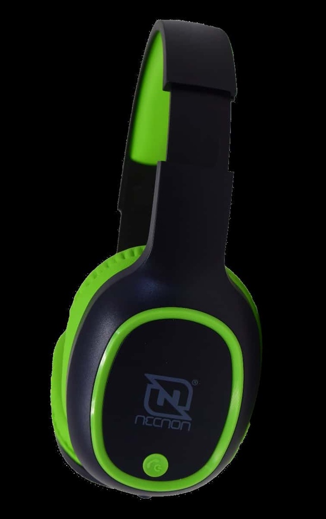 AUDIFONOS NECNON BLUETOOTH NBH-04 MANOS LIBRES NEGRO/VERDE NBAB042600