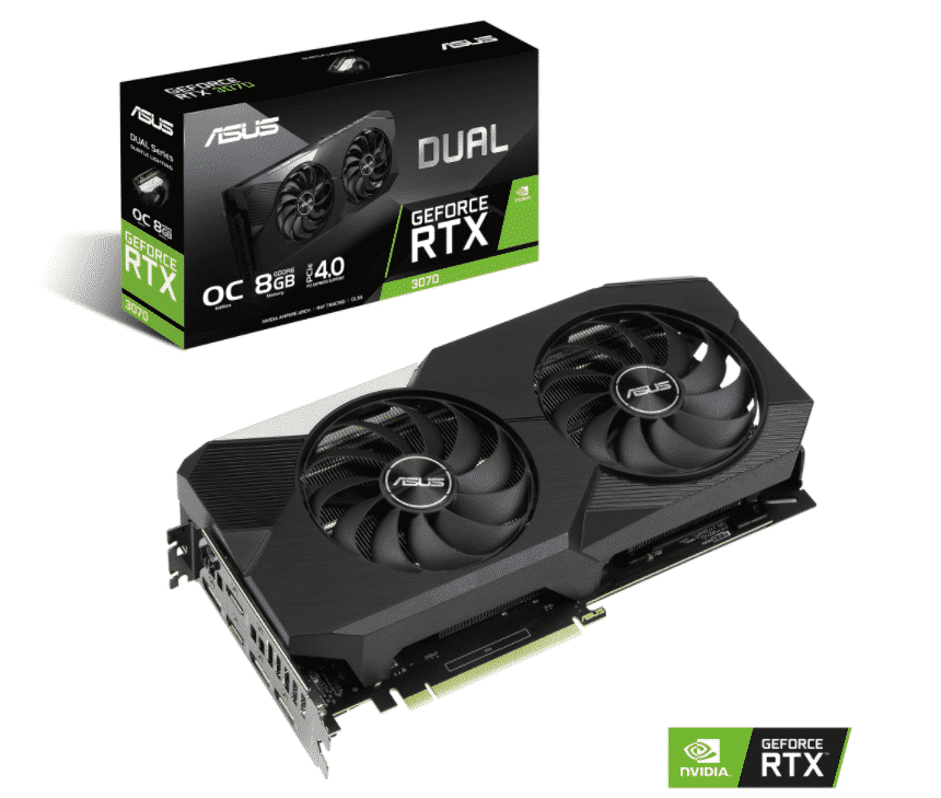 Tarjeta de Video ASUS NVIDIA GeForce RTX 3070 Dual OC, 8GB 192-bit GDDR6, PCI Express 4.0