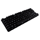 TECLADO MECANICO TKL GAME FACTOR KBG500-BL, RGB,USB NEGRO, SWITCH BLUE TEN KEYLESS PUE