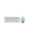 Kit   T-dagger Main Force White, Combo Teclado 60% Inglés + Mouse
