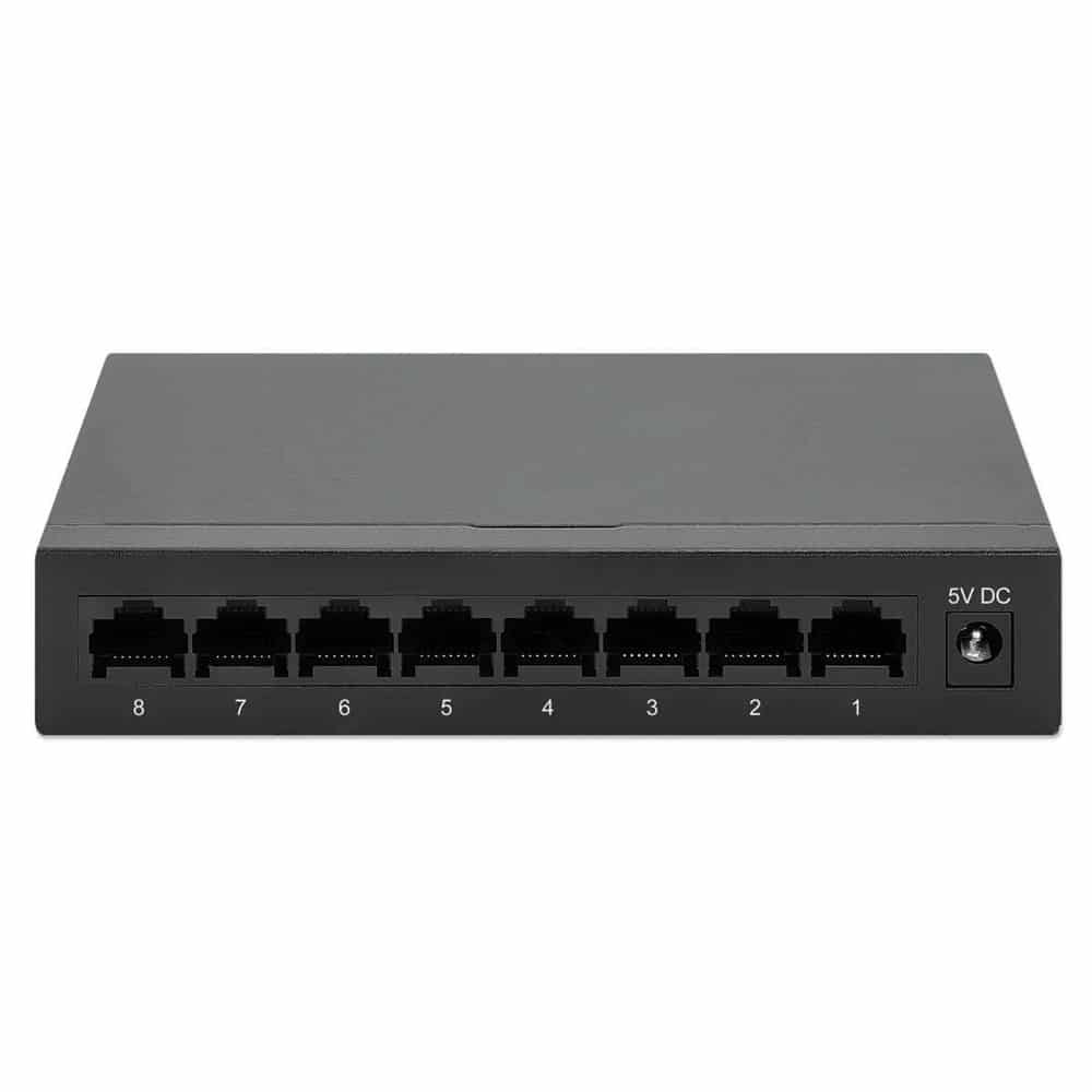 Switch  Intellinet Gigabit 8 Ptos Metal Escritorio 530347