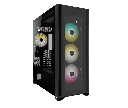 Gabinete  Corsair Icue 7000x RGB Con Ventana Y Iluminación RGB Personalizable Negro