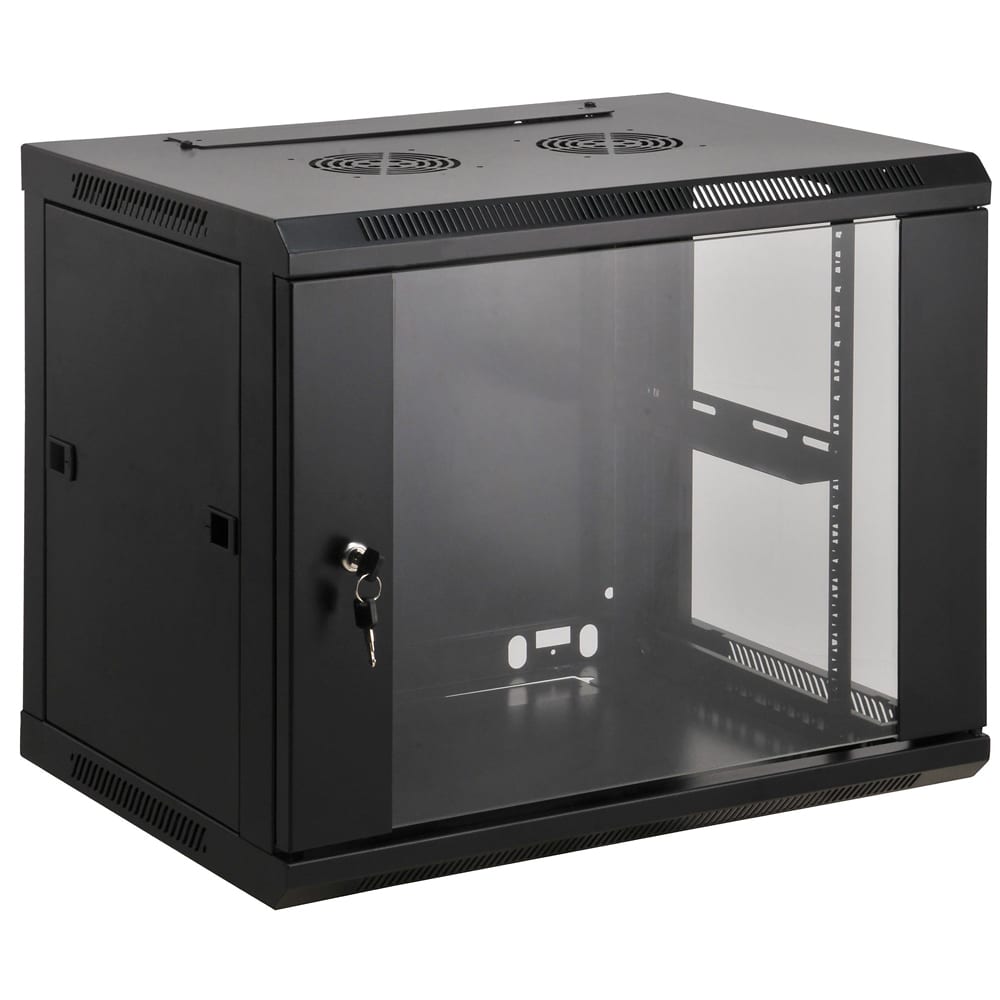 Gabinete          Intellinet De 19 P/pared 9u 600*450 Cm Negro 711814
