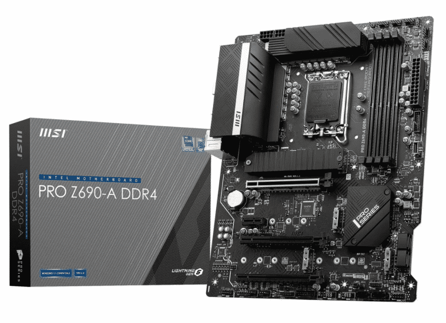 Tarjeta Madre MSI PRO Z690-A DDR4 LGA socket 1700 Intel Z690 SATA 6Gb/s ATX Intel