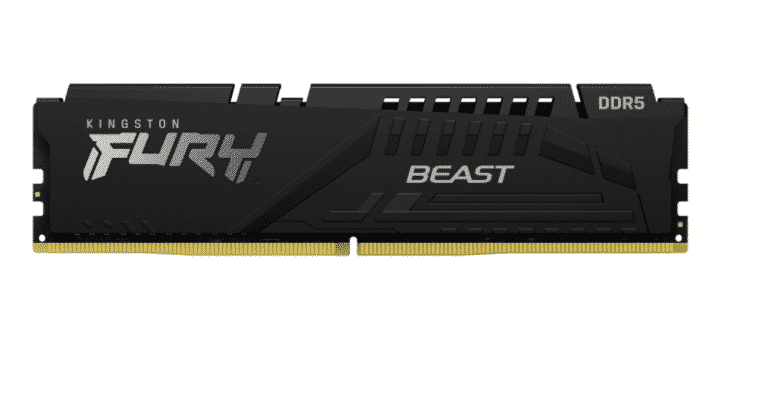 Memoria       Ram Kingston Fury Beast Black Ddr5 4800mhz 16gb Ecc Cl38 Xmp -kf548c38bb-16 Alta Velocidad Y Fiabilidad