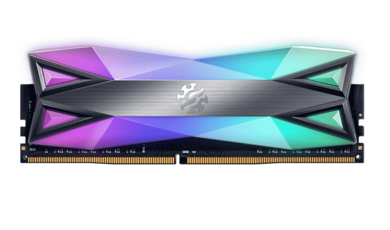 MEMORIA DDR4 ADATA XPG D60 RGB 8GB TITANIO 3600Mhz (AX4U36008G18I-ST60)