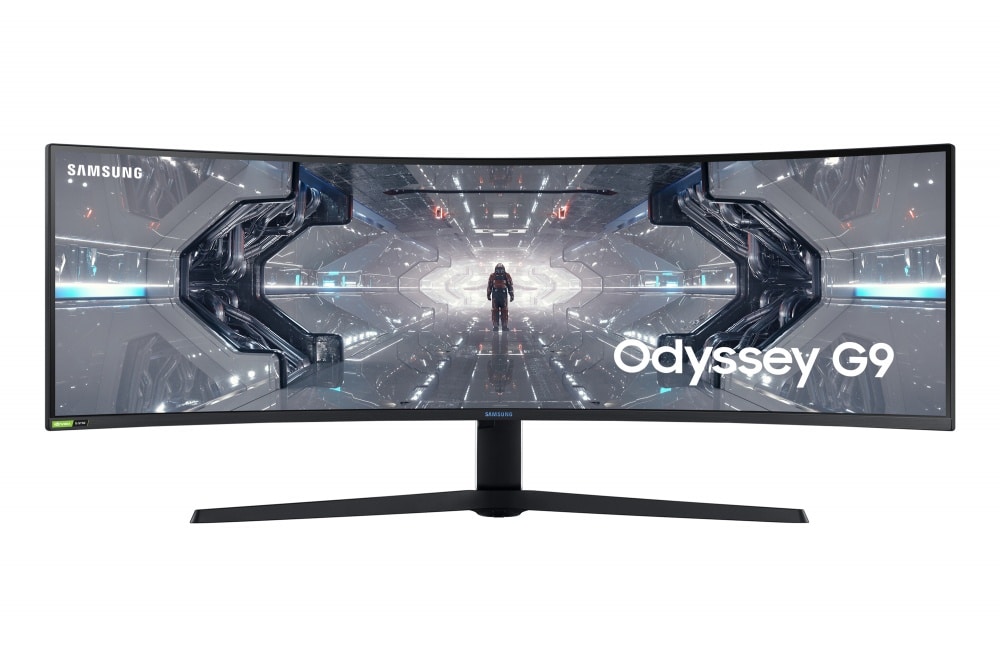 Monitor Gamer Curvo Samsung Odyssey G9 49&#8243;, Super Ultra Widescreen, G-sync, 240hz, Hdmi, Negro/blanco