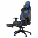 SILLA PARA GAMING GAMDIAS ACHILLES P1L NEGRO/AZUL MAX200KG RECLINABLE CON RGB