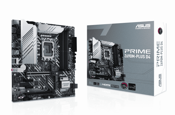 TARJETA MADRE ASUS PRIME Z690M-PLUS D4 DDR4LGA1700/M.2/USB3.2/HDMI