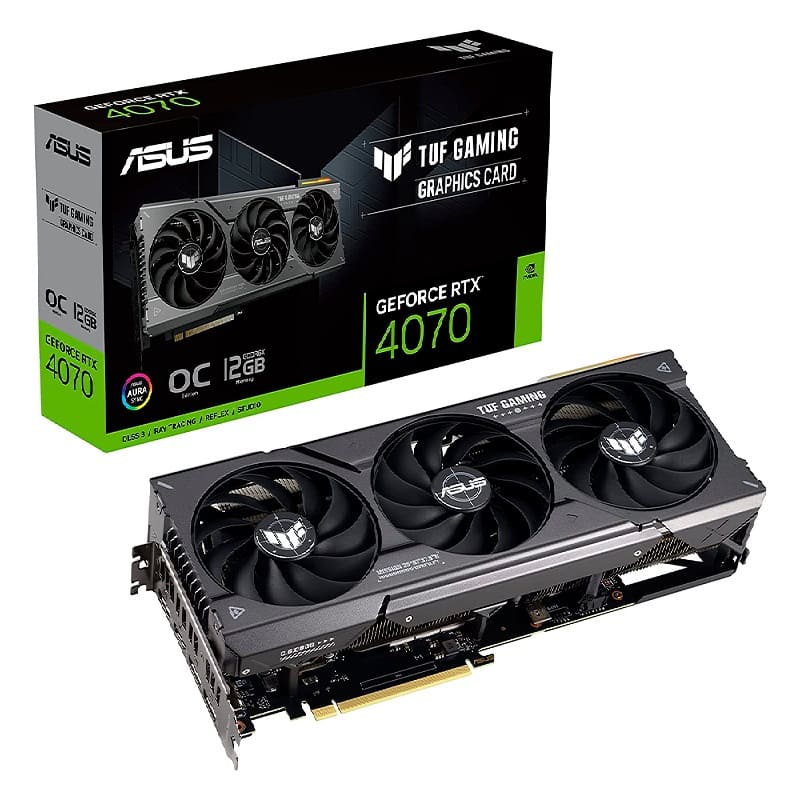 Tarjeta                                                                                                                                                                                                                                                                                                                                                                                                                                                                                                                                                                                                                                                                                                                                                                                                                                               De Video Asus Tuf-rtx4070-o12g-gaming 12gb Gddr6x Oc Dlss3