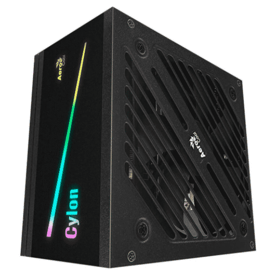 FUENTE DE PODER AEROCOOL 500W CYLON RGB 80 PLUS BRONCE