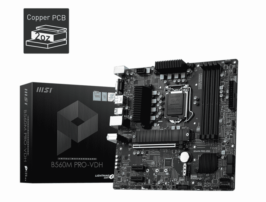 TARJETA MADRE MSI B560M PRO-VDH SOC 1200 MATX , DDR4, PCIE, HDMI,D-SUB