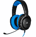 Headset Audífonos Para Gaming Corsair HS35 Alámbrico 1.1 Metros 3.5mm Negro Azul