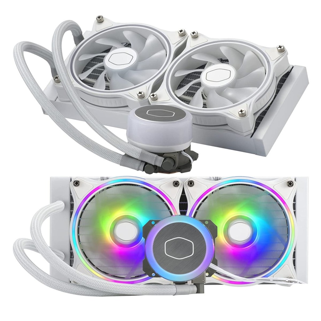 Enfriamiento  Liquido Cooler Master Mlw-d24m-a18pz-rw White Edition