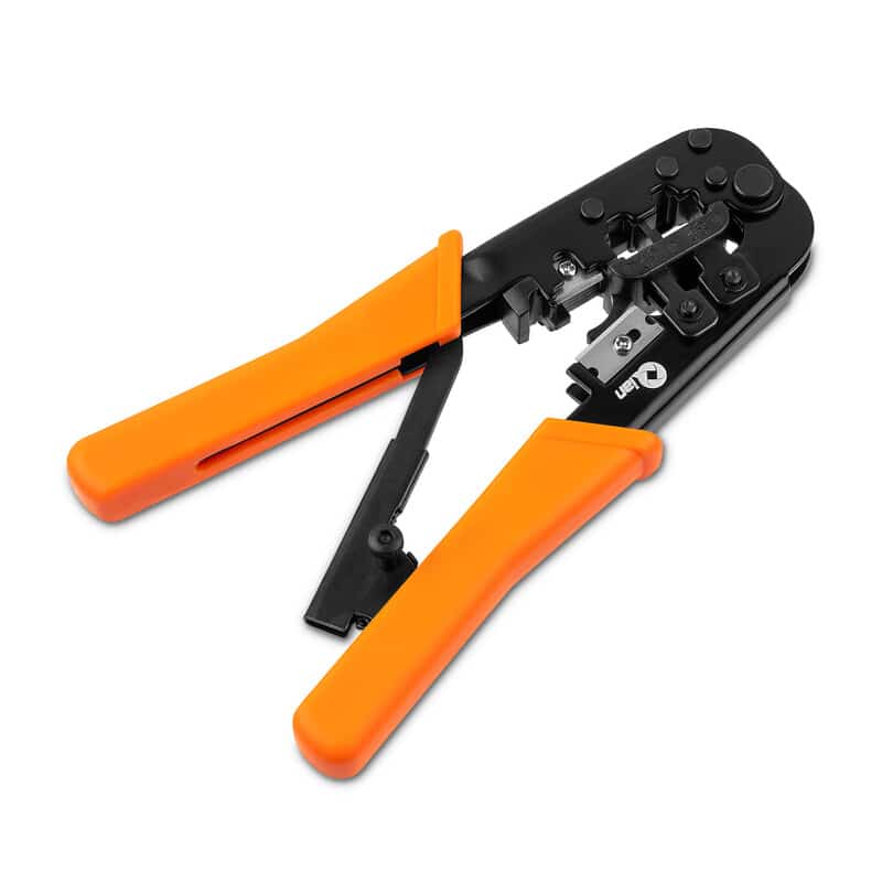 Pinza  Ponchadora Qian 3 En 1/pelado/corte/prensado/ /rj11/rj45/cab Cat