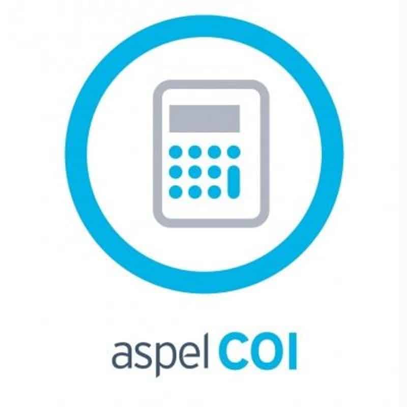 ASPEL COI 10.0-SISTEMA CONTABILIDAD INTEGRAL 1 USR 99 EMPRESAS(COI1N)