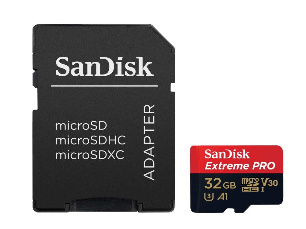 Memoria                                                                                                                                                                                                                                                                                                   Sandisk Micro Sd Extreme Pro 32gb V30 A1 (sdsqxcg-032g-gn6ma)