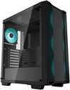 Gabinete                       Gamer Deepcool Cc560 + Fuente De Poder Pk600d De 600w (r-cc560-sibkgaa4-a-1), Color Negro, Formato Media Torre