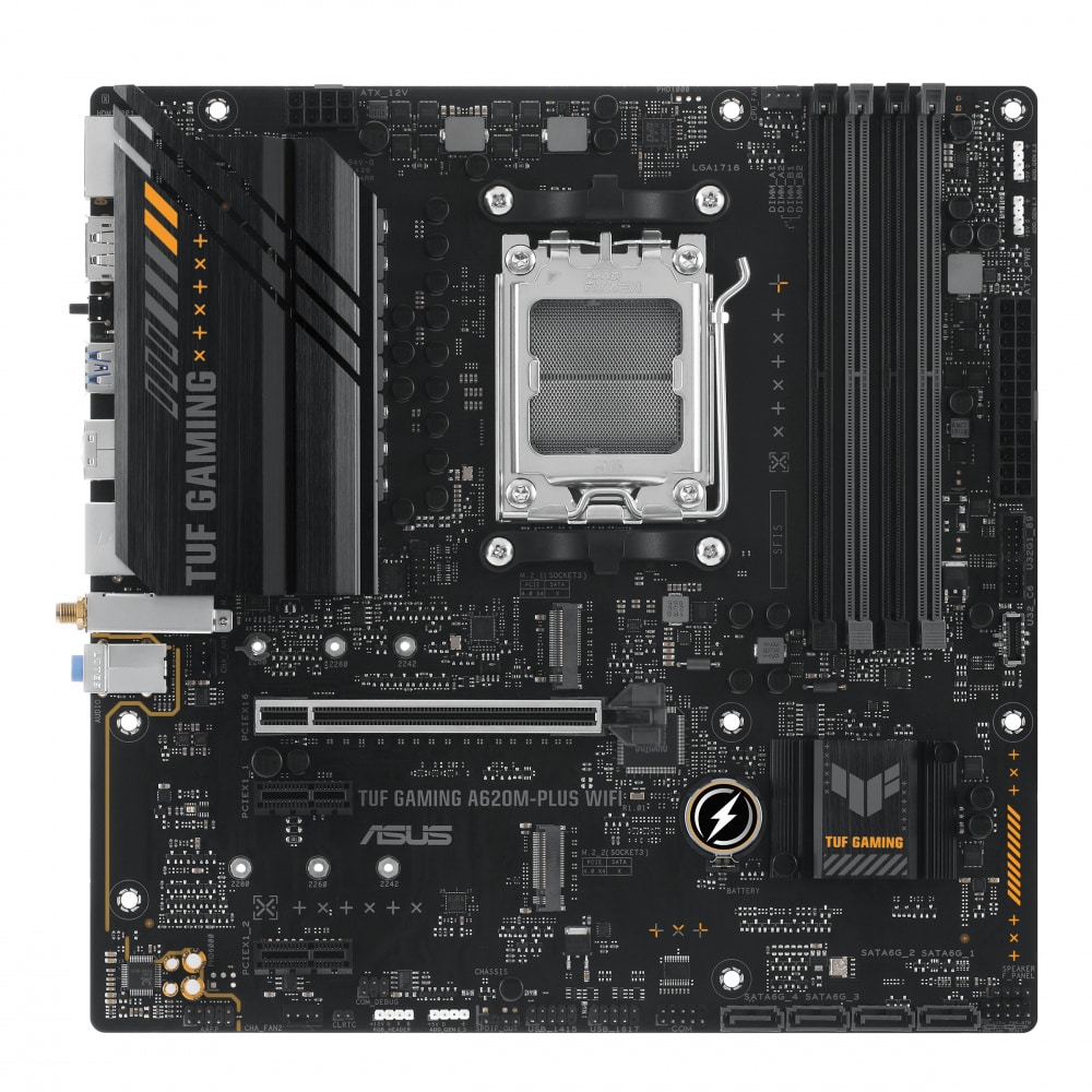 Tarjeta     Madre ASUS Micro-atx TUF Gaming A620m-plus Wifi Socket Am5 Ddr5 Pue