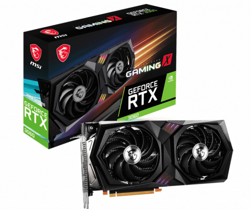 Tarjeta de Video MSI NVIDIA GeForce RTX 3060 Gaming X 12G 12GB 192-bit GDDR6