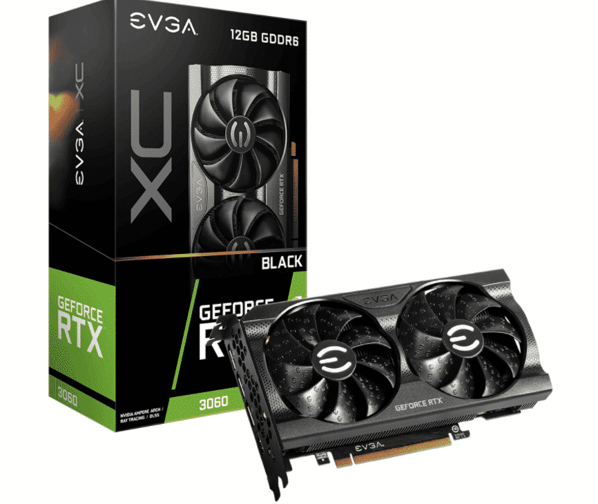 Tarjeta   De Video Evga Nvidia Geforce RTX 3060 12gb 192 Bit GDDR6 12g-p5-3655-kr