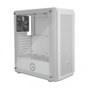 Gabinete  Getttech Gamer Gcm-asgx1-01wh Atx,1 Vent,usb 2.0 Y 3.0,blanco