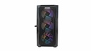 Gabinete                                                                                                                                                                                                                                      Gaming Seoul - Evotec Ev-1019, 3 Ventiladores Incluidos, Usb 3.0