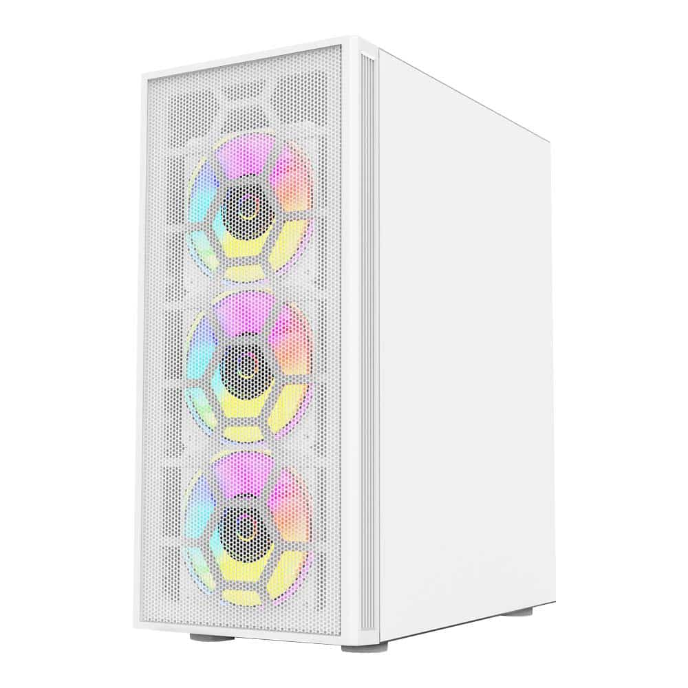 Gabinete                                                                                                                                                                                                                Gamer Mini Torre Atx Dragonfly Mesh Gm740 Azender Series -