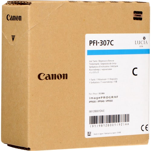 Tanque                                                                                                                                                                                                                                                                         Canon Pfi-307 C - Cian