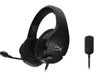 HEADSET PARA GAMING HYPERX CLOUD STINGER CORE 7.1 SURROUND NGENUITY BLACK CONSOLA/PC MICROFONO