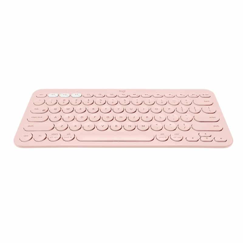 Teclado                                                                                                                                         Logitech K380 Rosa Bluetooth Pc/mac/ios/android (920-009594)