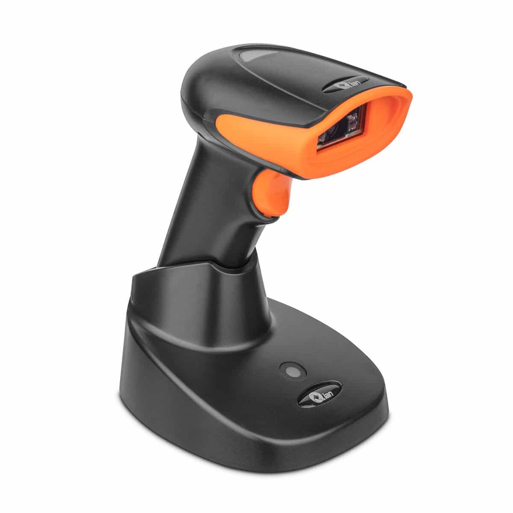 Lector De CÓdigo De Barras Qian 1d,2d C/base, InalÁm. Usb (qob-2dmfe)