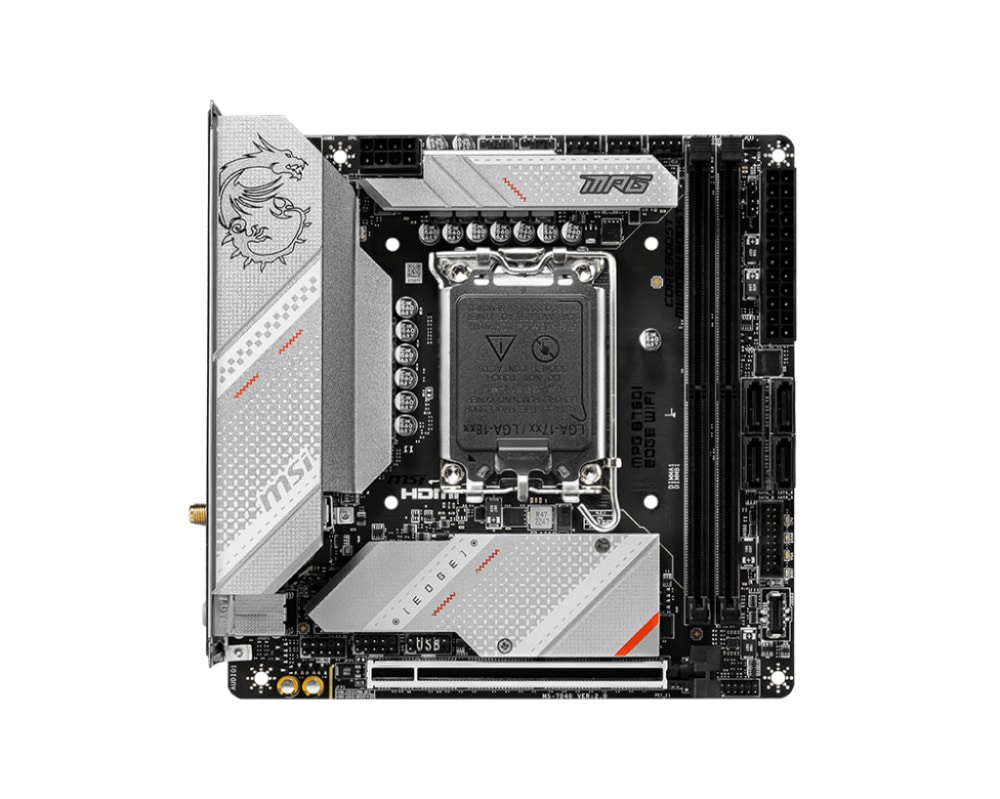 Tarjeta                                                                                                                                                                                                                                                        Madre Msi Mpg B760i Edge Wifi Bt M.2 Pcie 4.0 Ddr5 M-itx