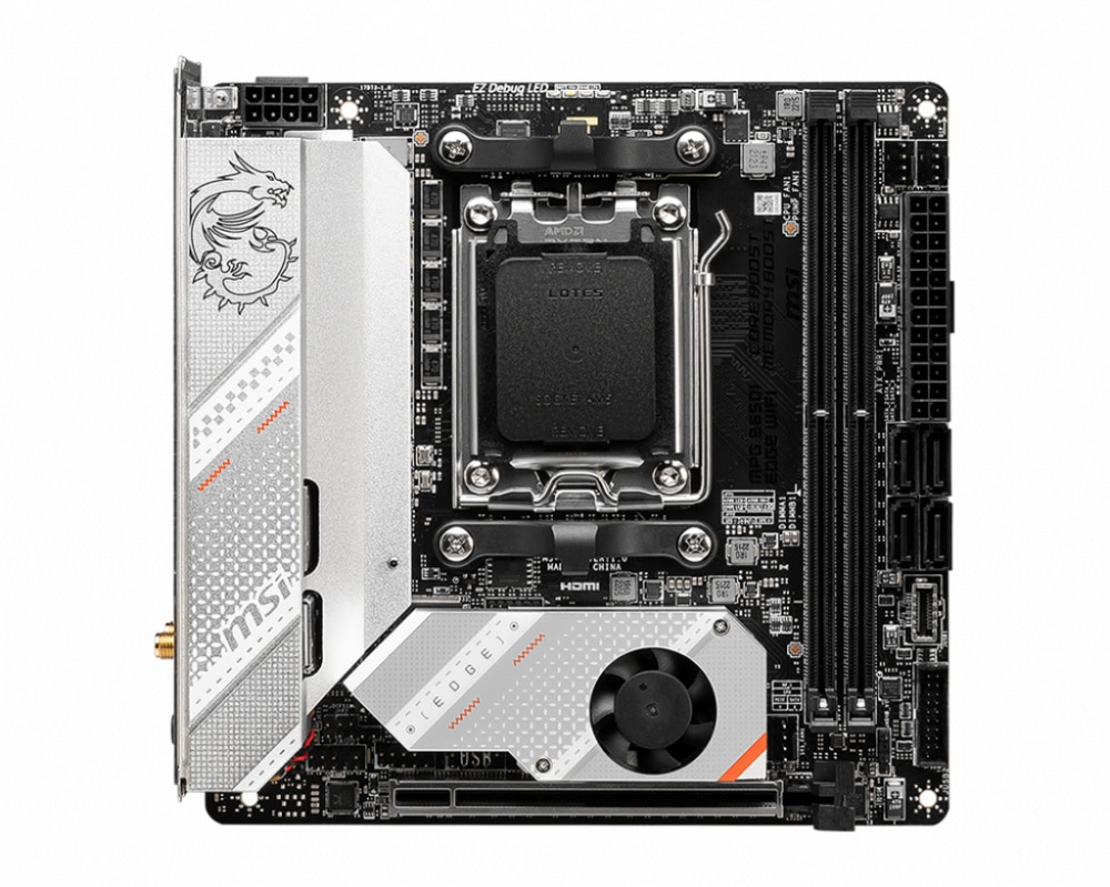 Tarjeta  Madre Msi Mpg B650i Edge Wifi Bt M.2 Pcie 4.0 Ddr5 M-itx Fbios
