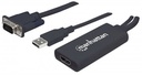 152426                                                                                                                                                                                                                                                                                                                                                                                                                                      Convertidor De Vga Y Usb A Hdmi - Convierte Video Análogo Vga Y Audio Usb A Una Señal Digital Hdmi